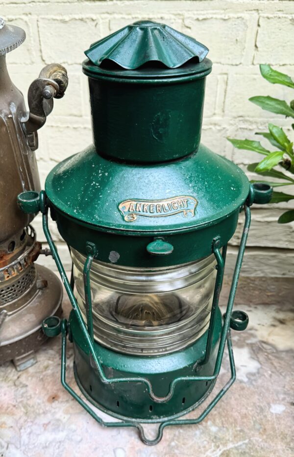 Rare antique nautical Den Haan Rotterdam anchor light ship lamp – c.1930 (14) Zeldzame antieke nautische Den Haan Rotterdam Ankerlicht scheepslamp | Rare antique nautical Den Haan Rotterdam anchor light ship lamp – c.1930