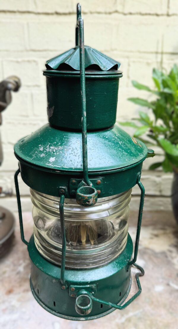 Rare antique nautical Den Haan Rotterdam anchor light ship lamp – c.1930 (15) Zeldzame antieke nautische Den Haan Rotterdam Ankerlicht scheepslamp | Rare antique nautical Den Haan Rotterdam anchor light ship lamp – c.1930