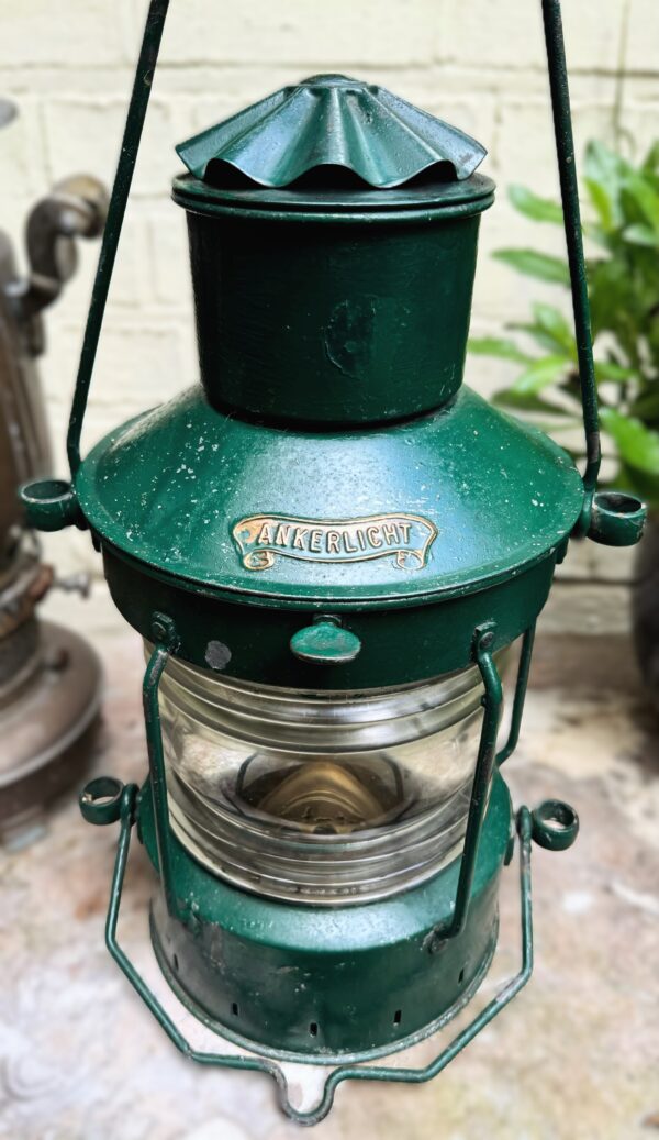 Rare antique nautical Den Haan Rotterdam anchor light ship lamp – c.1930 (20) Zeldzame antieke nautische Den Haan Rotterdam Ankerlicht scheepslamp | Rare antique nautical Den Haan Rotterdam anchor light ship lamp – c.1930