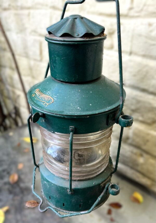 Rare antique nautical Den Haan Rotterdam anchor light ship lamp – c.1930 (3) Zeldzame antieke nautische Den Haan Rotterdam Ankerlicht scheepslamp | Rare antique nautical Den Haan Rotterdam anchor light ship lamp – c.1930