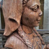 Tijl and Nele pottery bust set – 20th century (4) Set van Tijl- en Nelebuste in aardewerk – Tijl and Nele pottery bust set – 20th century