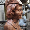 Tijl and Nele pottery bust set – 20th century (4) Set van Tijl- en Nelebuste in aardewerk – Tijl and Nele pottery bust set – 20th century