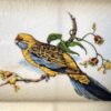 Vintage achthoekige Taunton Vale Staffordshire schaal | Vintage octagonal Taunton Vale Staffordshire bowl – Exotic birds, England 1970s
