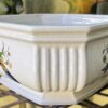 Vintage achthoekige Taunton Vale Staffordshire schaal | Vintage octagonal Taunton Vale Staffordshire bowl – Exotic birds, England 1970s