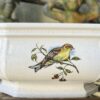 Vintage achthoekige Taunton Vale Staffordshire schaal | Vintage octagonal Taunton Vale Staffordshire bowl – Exotic birds, England 1970s