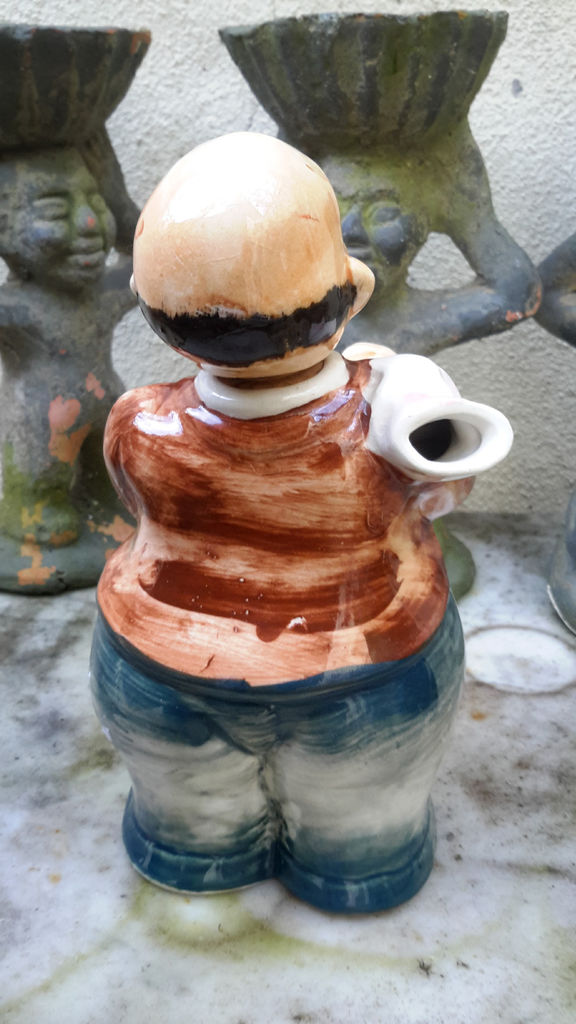 Vintage porseleinen butler decanter – Vintage porcelain butler decanter – 1950s
