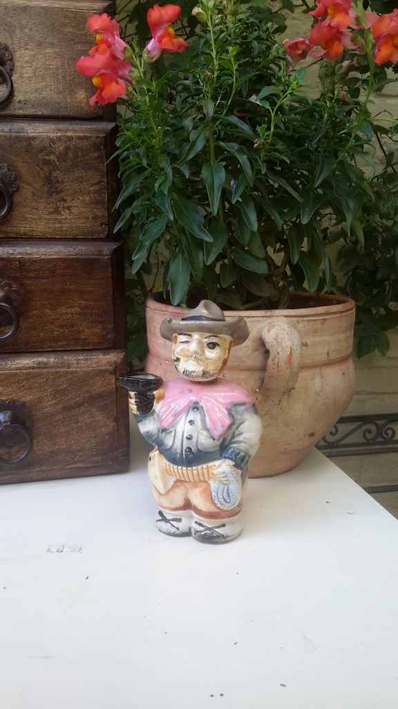Vintage porcelain cowboy decanter – 1950s (5) Vintage porseleinen cowboy decanter – Vintage porcelain cowboy decanter – 1950s
