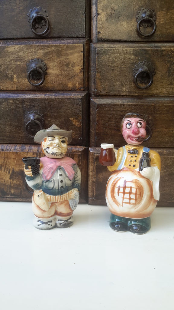Vintage porcelain cowboy decanter – 1950s (6) Vintage porseleinen cowboy decanter – Vintage porcelain cowboy decanter – 1950s