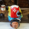 Vintage porcelain musketeer decanters – 1950s (6) Vintage porseleinen musketier decanters – Vintage porcelain musketeer decanters – 1950s