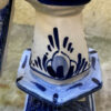 Vintage windmolen in Delfts blauw en wit keramiek, handgeschilderd in Holland (8)_resultaat Vintage Delfts blauwe windmolen met beweegbare wieken – Vintage Delft Blue windmill with movable sails – 1950s–1960s