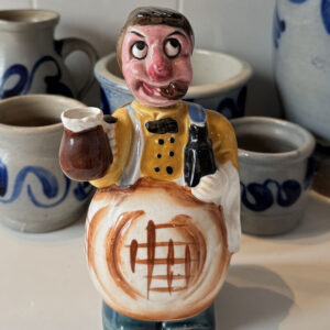 Vintage porseleinen ober decanter – Vintage porcelain waiter decanter – 1950s