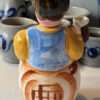 Vintage porseleinen ober decanter – Vintage porcelain waiter decanter – 1950s