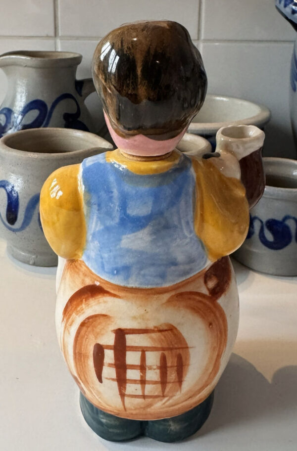 Vintage porseleinen ober decanter – Vintage porcelain waiter decanter – 1950s