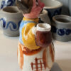 Vintage porseleinen ober decanter – Vintage porcelain waiter decanter – 1950s
