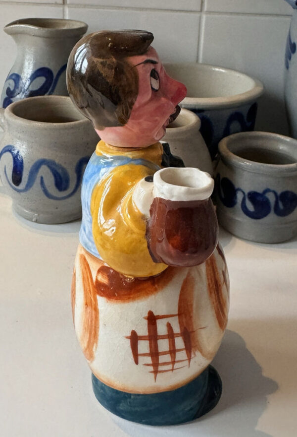 Vintage porseleinen ober decanter – Vintage porcelain waiter decanter – 1950s