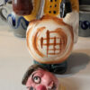 Vintage porseleinen ober decanter – Vintage porcelain waiter decanter – 1950s