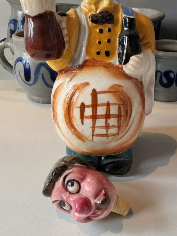 Vintage porseleinen ober decanter – Vintage porcelain waiter decanter – 1950s